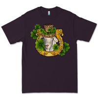 Plum st patricks day goat horseshoe shamrock Premium Tee - RanaPortraitStore