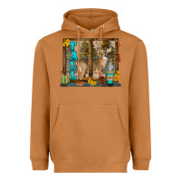 Meerkat White Tailed Buck Fall Heavyweight Hoodie - LillyAllenDesigns