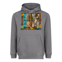 Storm White Tailed Buck Fall Heavyweight Hoodie - LillyAllenDesigns
