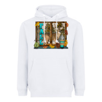 White White Tailed Buck Fall Heavyweight Hoodie - LillyAllenDesigns