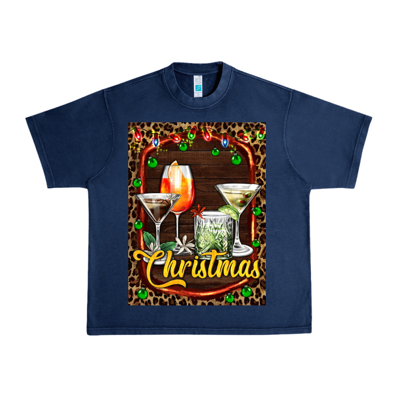 Cocktail Set For Christmas Urban Heavy Tee by AdoDesignShop | Teevron