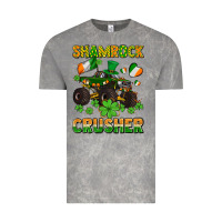 Cloud Rock shamrocks crusher monster truck with shamrocks Vintage Tee - AdoDesignShop