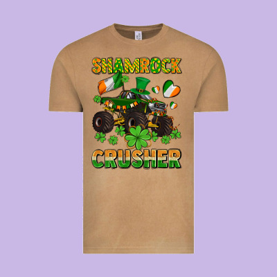 Shamrocks Crusher Monster Truck With Shamrocks Vintage Tee Designed By Adodesignshop