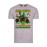 Vintage Zinc shamrocks crusher monster truck with shamrocks Vintage Tee - AdoDesignShop