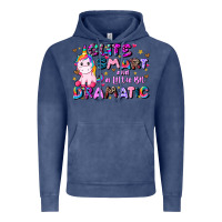 Vintage Denim cute smart and a little bit dramatic Vintage Hoodie - JahusDesignShop