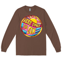 Chestnut Here comes the sun Long Sleeve Tee - NancyCooperArtShop