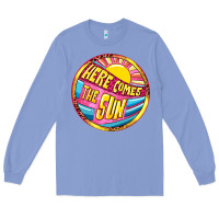 Colony Blue Here comes the sun Long Sleeve Tee - NancyCooperArtShop