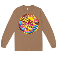 Toasted Coconut Here comes the sun Long Sleeve Tee - NancyCooperArtShop