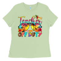 Matcha teacher off duty Ladies Tee - RanaPortraitStore