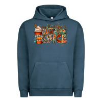 Pigment Midnight Navy my blood type is pumpkin spice Urban Hoodie - CowGirlArtShop