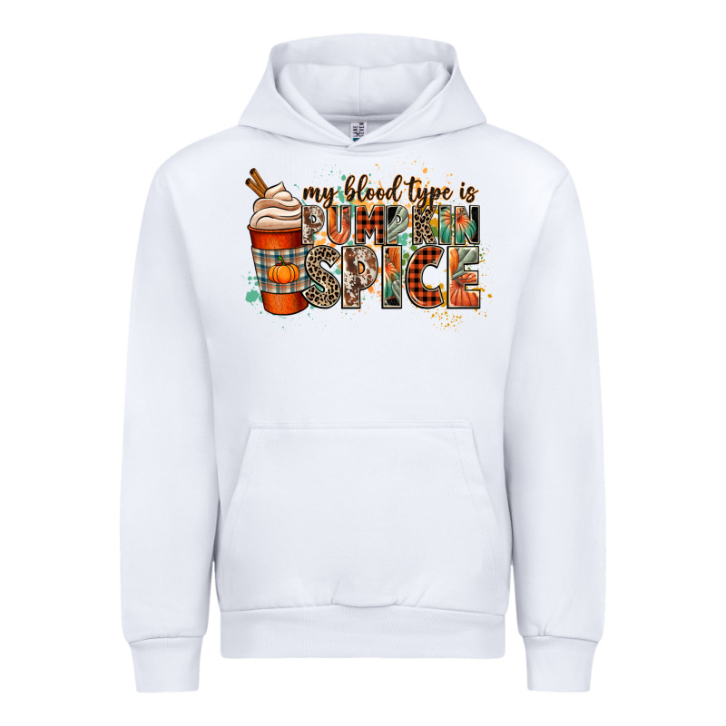 My Blood Type Is Pumpkin Spice Urban Hoodie by CowGirlArtShop | Teevron
