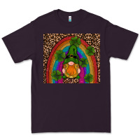 Plum st patricks day gnomes shamrock rainwow Premium Tee - RanaPortraitStore