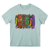 Arona Mardi Gras Brushstrokes Heavy Core Tee - RanaPortraitStore