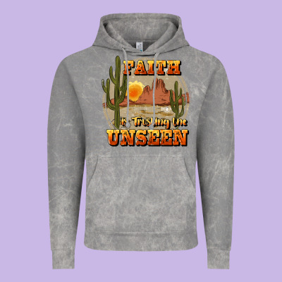 Faith Is Trusting The Unseen Vintage Hoodie Designed By Jahusdesignshop