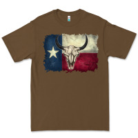 Cacao distressed tesas flag Premium Tee - BarkalooDesign