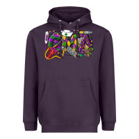 Plum CMA Certified Medical Assistant Mardi Gras Heavyweight Hoodie - LillyAllenDesigns