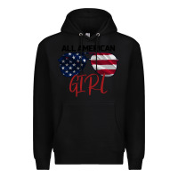 Black All American Girl Premium Hoodie - Bettercallsaul