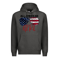 Charcoal Heather All American Girl Premium Hoodie - Bettercallsaul