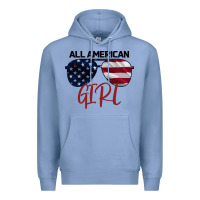 Colony Blue All American Girl Premium Hoodie - Bettercallsaul