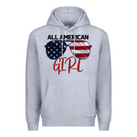 Heather Grey All American Girl Premium Hoodie - Bettercallsaul