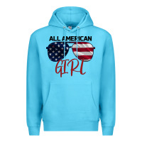 Ocean Blue All American Girl Premium Hoodie - Bettercallsaul
