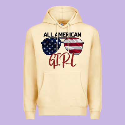 All American Girl Premium Hoodie Designed By Bettercallsaul