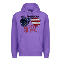 Purple All American Girl Premium Hoodie - Bettercallsaul