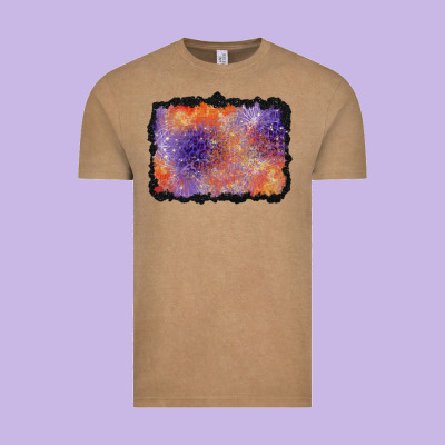 Halloween Background Vintage Tee Designed By Bundleandbundleshop