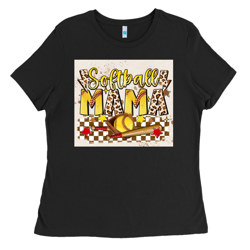 Softball Mom Ladies Tee by JahusDesignShop | Teevron