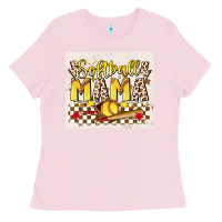 Bubblegum Pink softball mom Ladies Tee - JahusDesignShop