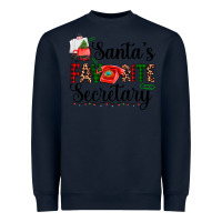 Navy santa's favorite secretary Heavyweight Sweatshirt - AdoDesignShop