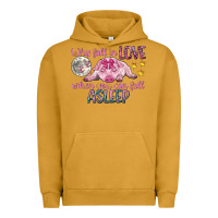 Pigment Peanut Butter why fall in love when you can fall asleep Urban Hoodie - CowGirlArtShop
