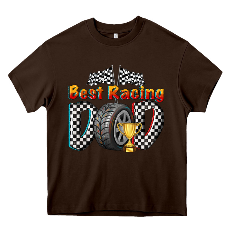 Best Racing Dad Heavy Core Tee by texasbilliewilder | Teevron