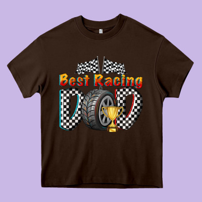 Best Racing Dad Heavy Core Tee Designed By Texasbilliewilder