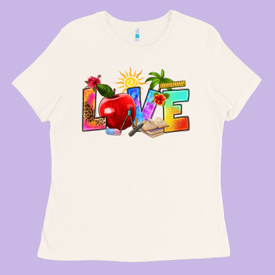 Ladies Tee love teacher summer