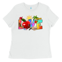 White love teacher summer Ladies Tee - RanaPortraitStore