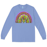 Colony Blue mardi gras rainbow Long Sleeve Tee - Jasminsmagicworld