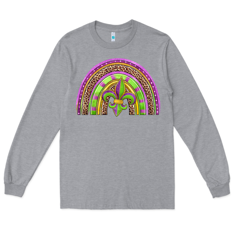 Mardi Gras Rainbow Long Sleeve Tee by Jasminsmagicworld | Teevron