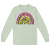 Matcha mardi gras rainbow Long Sleeve Tee - Jasminsmagicworld