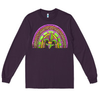 Plum mardi gras rainbow Long Sleeve Tee - Jasminsmagicworld