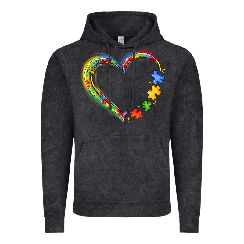 Autism Heart Vintage Hoodie by JahusDesignShop | Teevron
