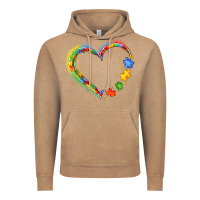 Vintage Coffee autism heart Vintage Hoodie - JahusDesignShop
