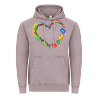 Vintage Zinc autism heart Vintage Hoodie - JahusDesignShop