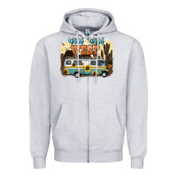 Heather Grey wild wild west Zipper Hoodie - NancyCooperArtShop