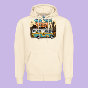 Wild Wild West Zipper Hoodie Designed By Nancycooperartshop