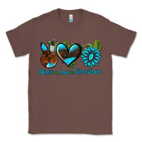 Chestnut peace love  gemstone Classic Tee - AdoDesignShop