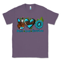 Lavender peace love  gemstone Classic Tee - AdoDesignShop