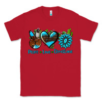 Red peace love  gemstone Classic Tee - AdoDesignShop