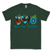 Sports Green peace love  gemstone Classic Tee - AdoDesignShop