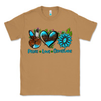 Toasted Coconut peace love  gemstone Classic Tee - AdoDesignShop